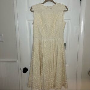 Gal Meets Glam Altered Amelia Embroidered Fit & Flare Dress